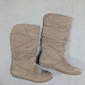 Journee Collection Taupe Slouch Boots